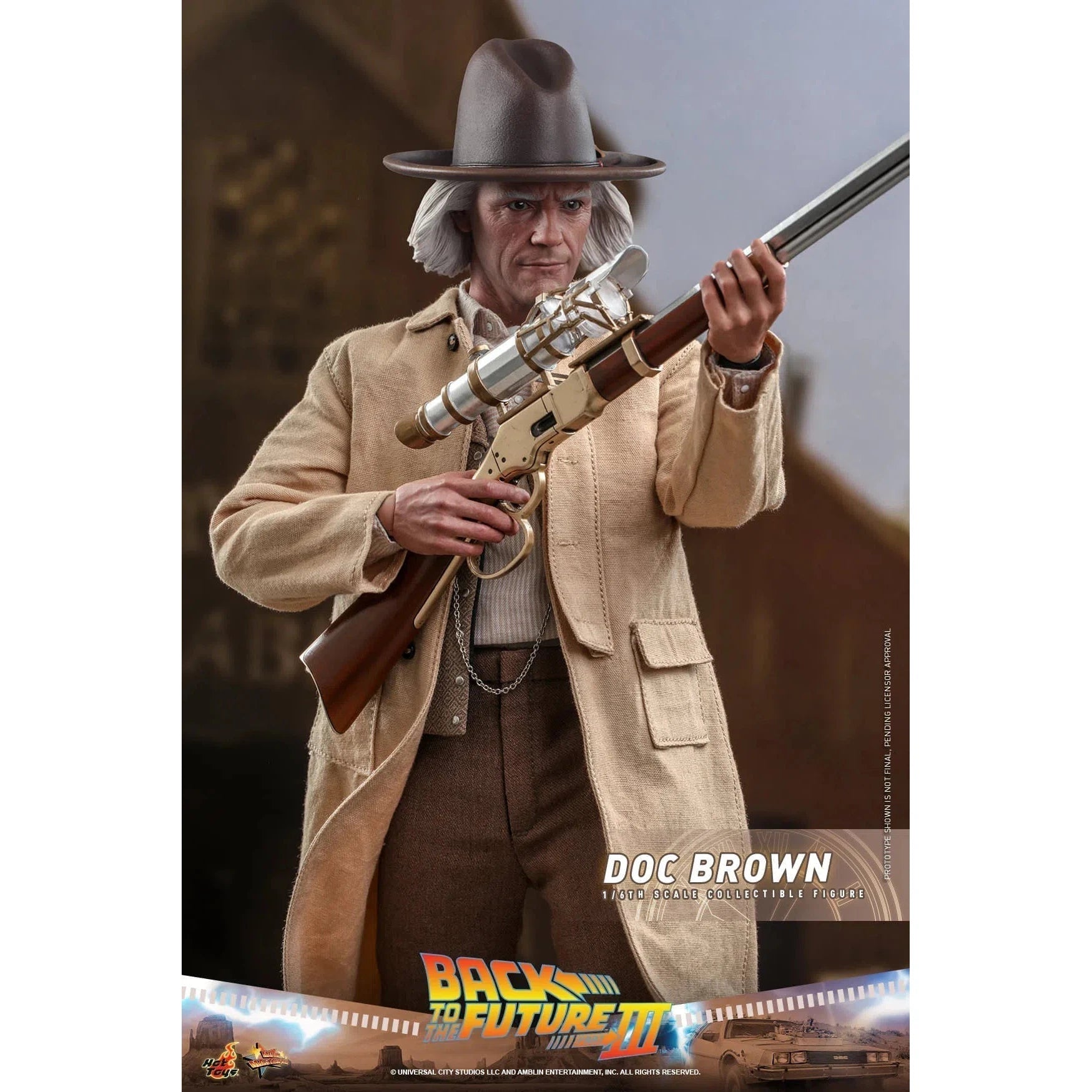 Doc Brown: Back To The Future Part III: MMS617 Hot Toys