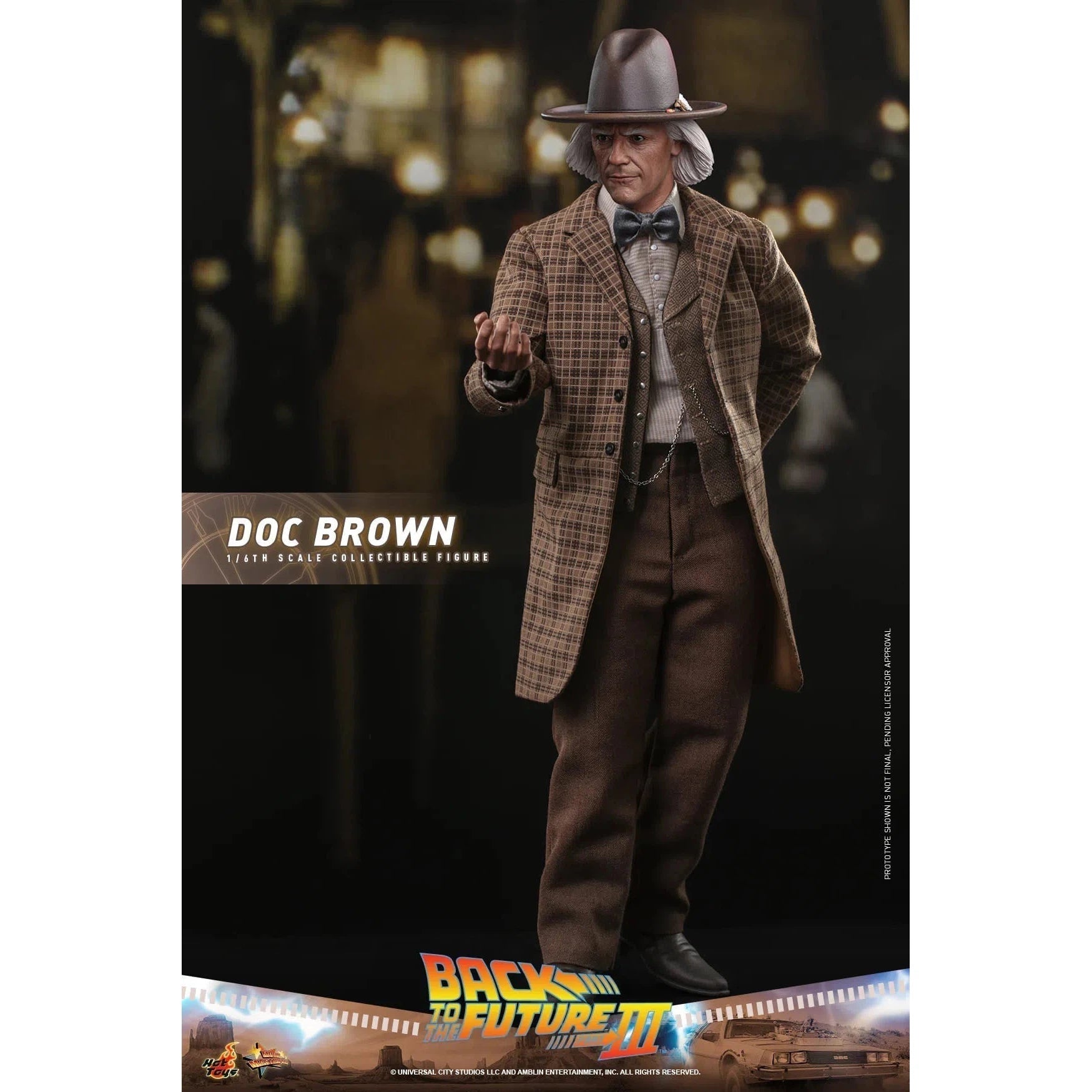 Doc Brown: Back To The Future Part III: MMS617 Hot Toys