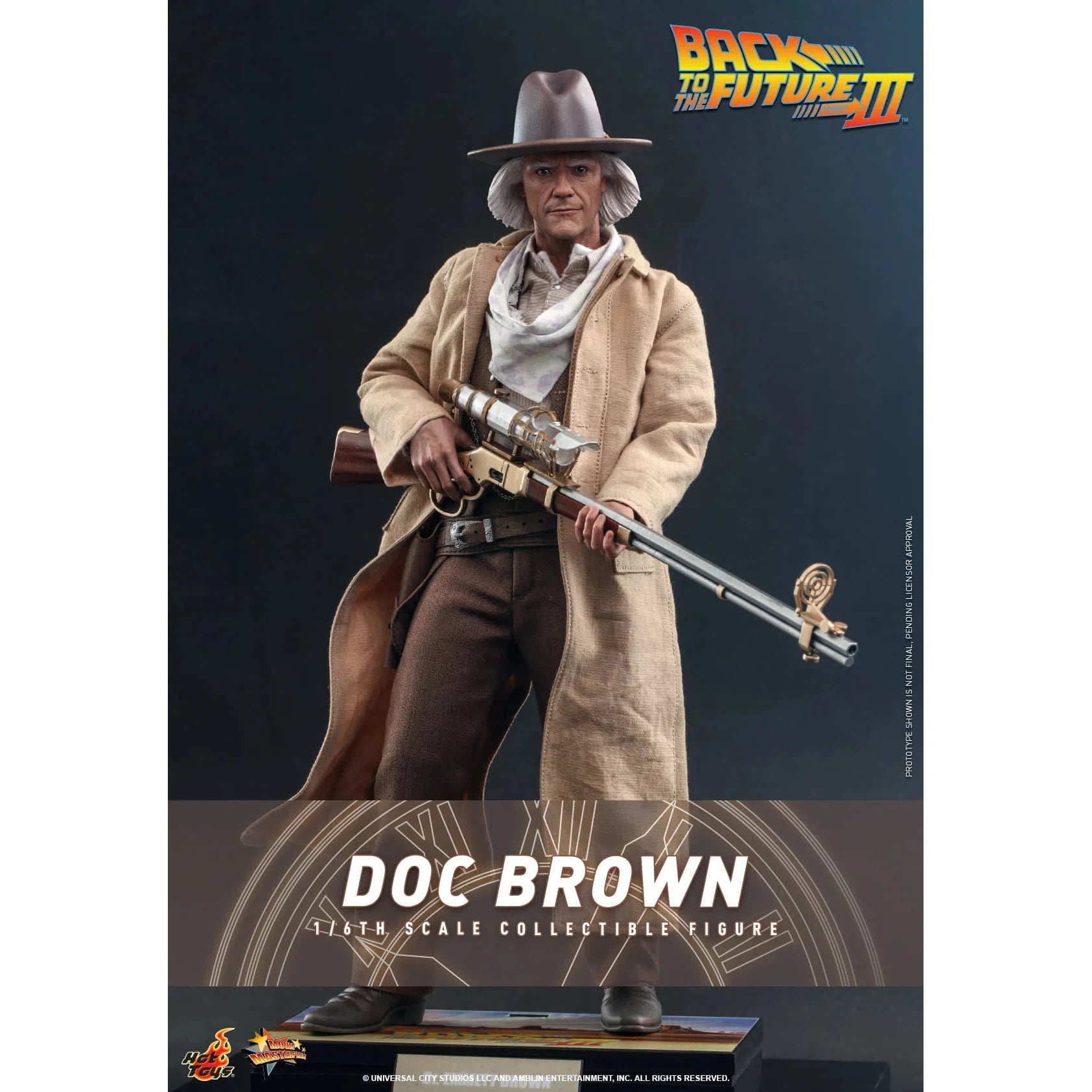 Doc Brown: Back To The Future Part III: MMS617 Hot Toys