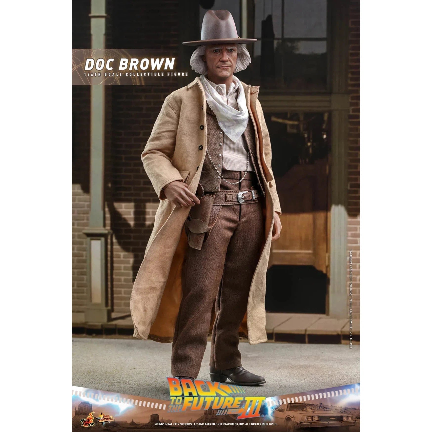 Doc Brown: Back To The Future Part III: MMS617 Hot Toys