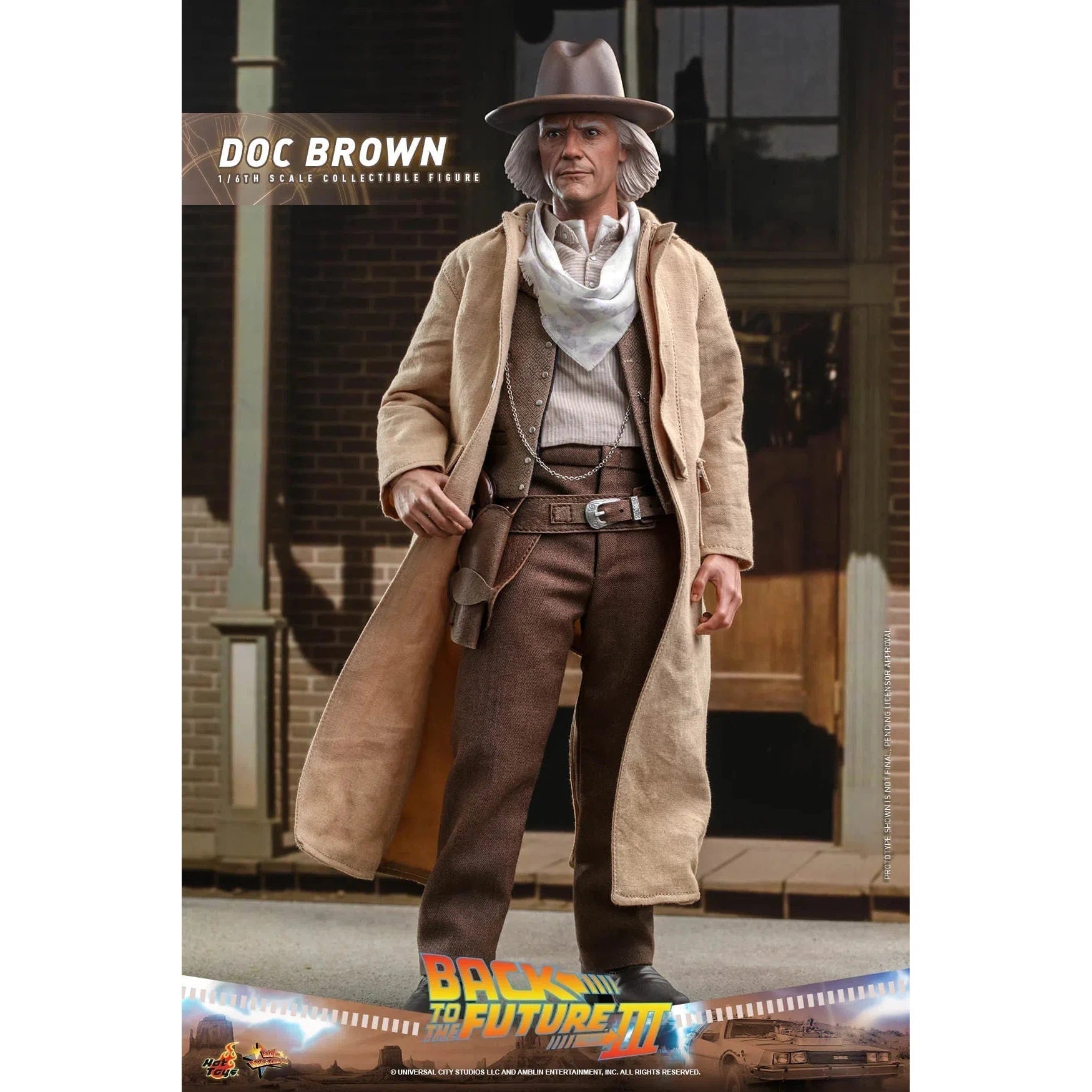 Doc Brown: Back To The Future Part III: MMS617 Hot Toys