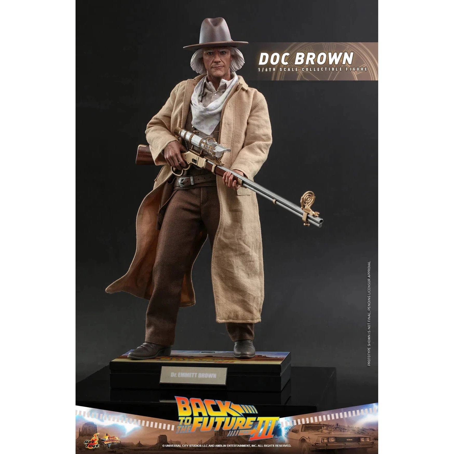 Doc Brown: Back To The Future Part III: MMS617 Hot Toys