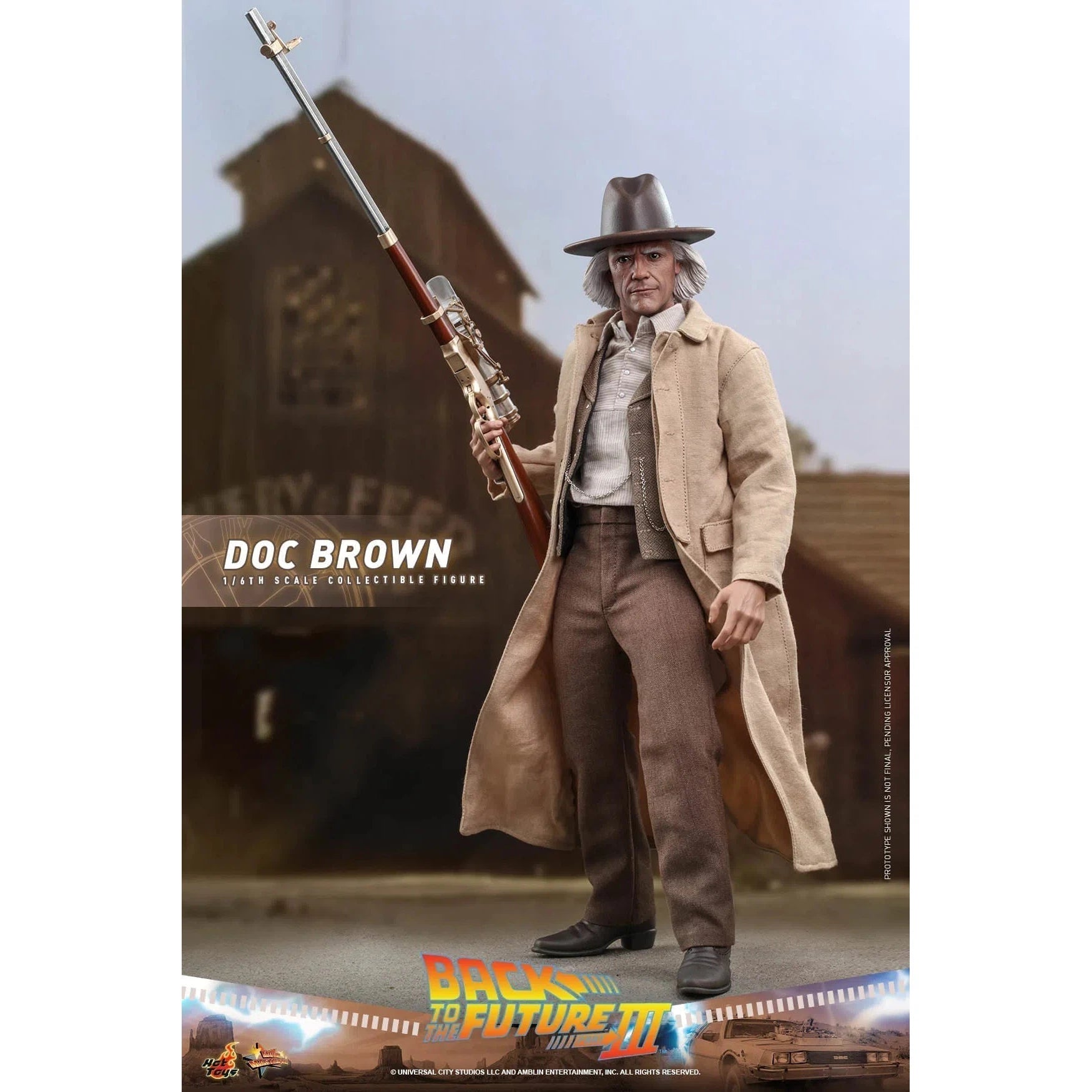 Doc Brown: Back To The Future Part III: MMS617 Hot Toys