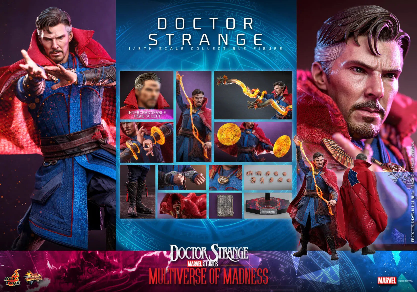 Doctor Strange: Multiverse Of Madness: Marvel: MMS645: Hot Toys Hot Toys