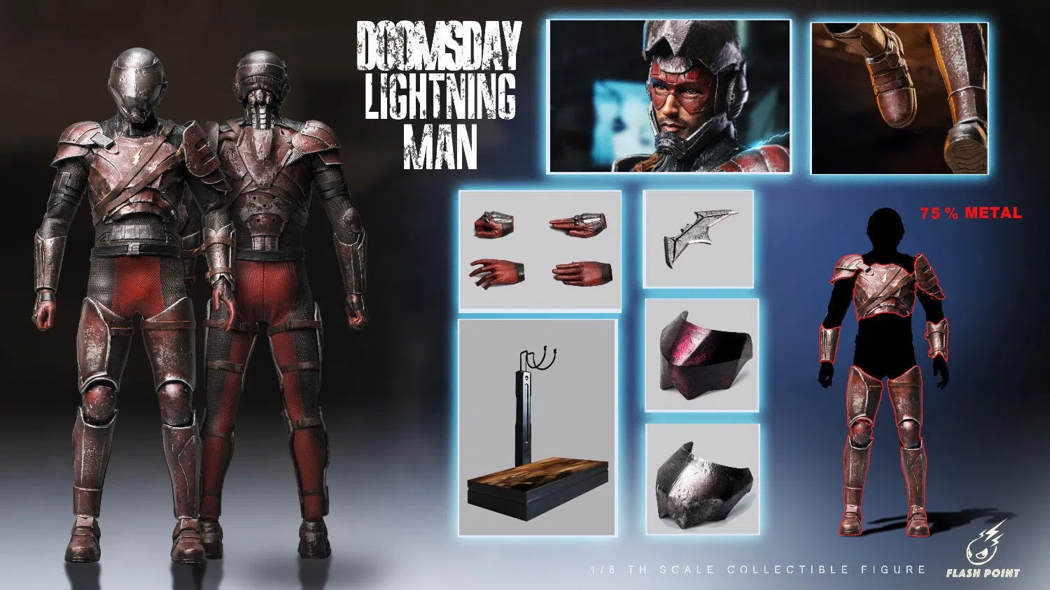 Doomsday Lightning Man: Diecast: Flashpoint Studio: FP-22166 Flashpoint Studios