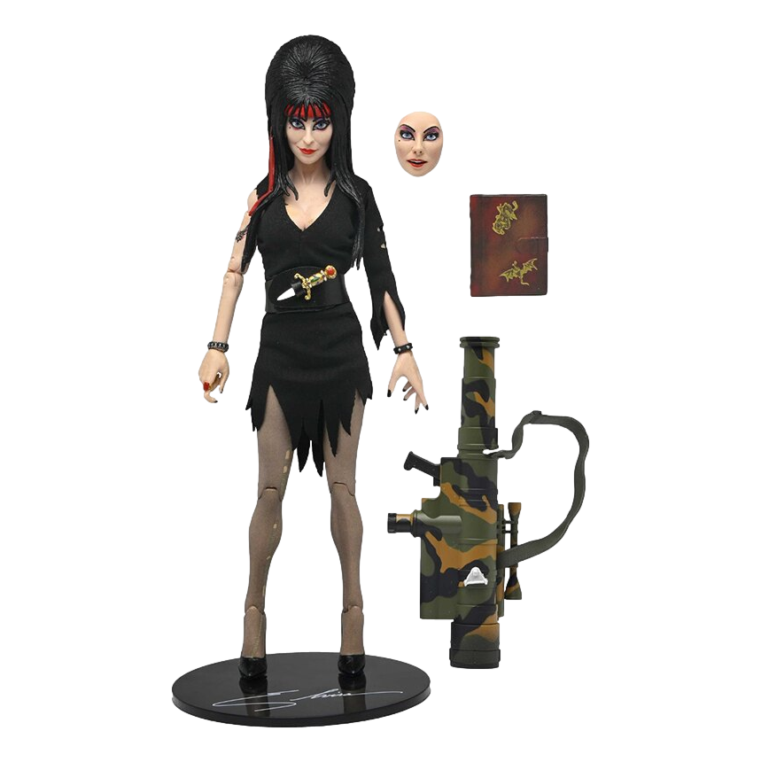 Elvira: Mistress Of The Dark: Commando Elvira: 8" Clothed Action Figure