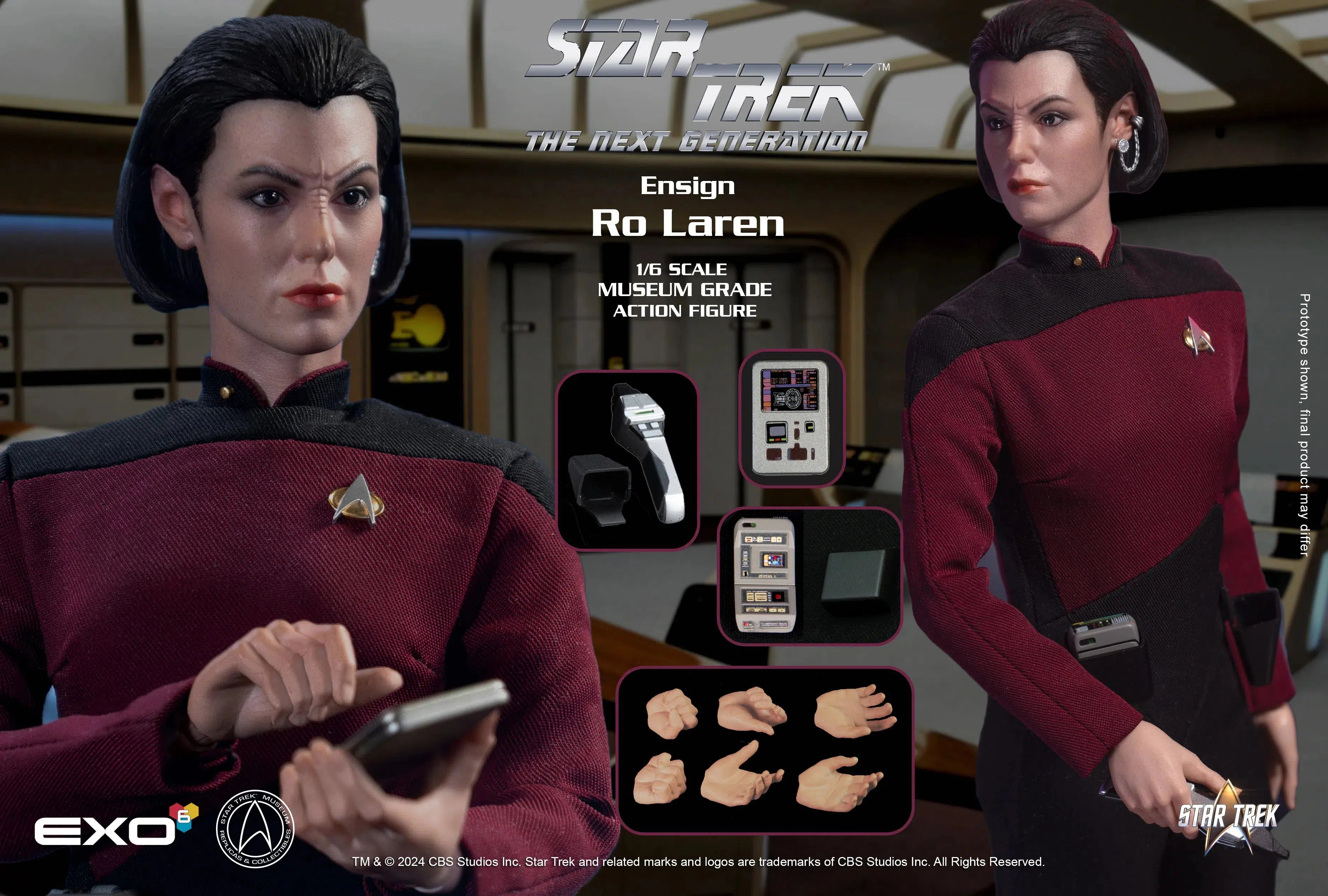 Ensign Ro Laren: Star Trek: The Next Generation: Sixth Scale Figure EXO-6