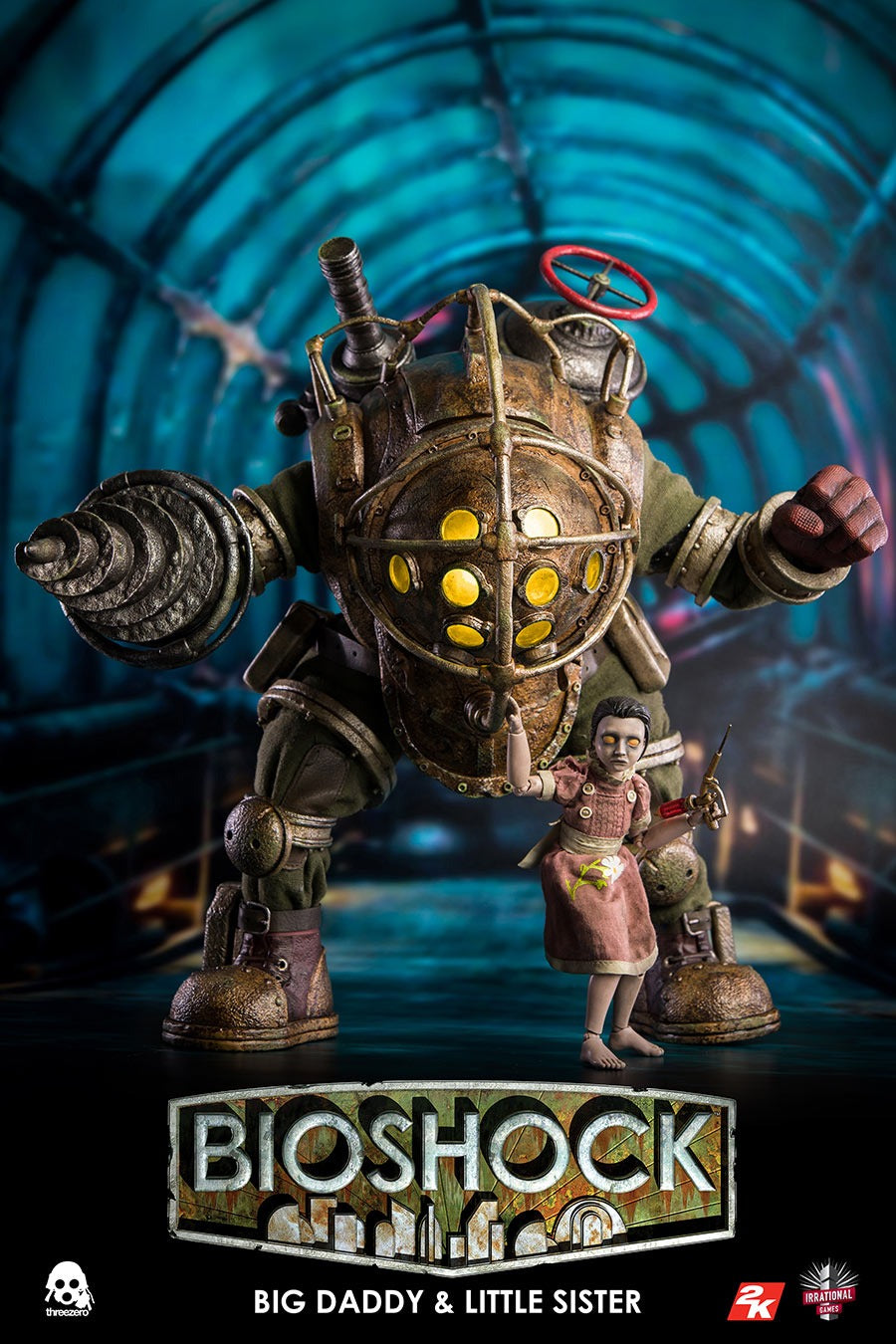 Ex Display: Like New: Bioshock: Big Daddy & Little Siser: ThreeZero ThreeZero