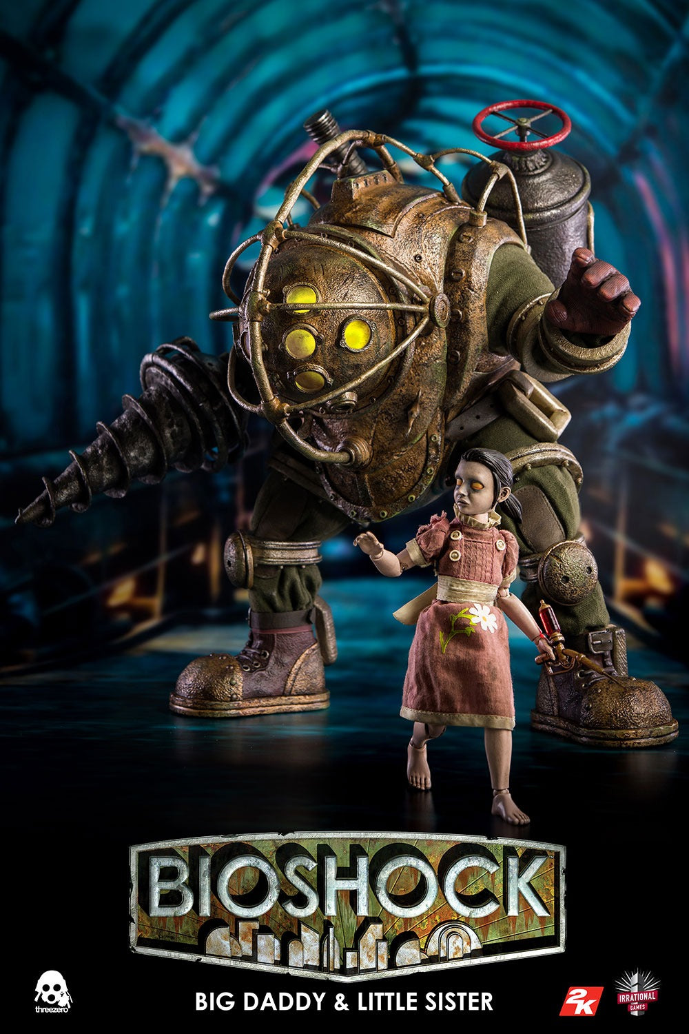 Ex Display: Like New: Bioshock: Big Daddy & Little Siser: ThreeZero ThreeZero