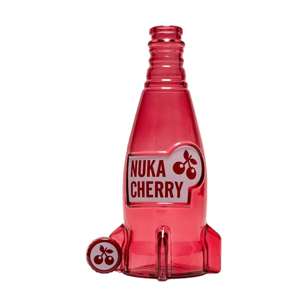 Fallout: Nuka Cola Cherry Glass Bottle & Caps