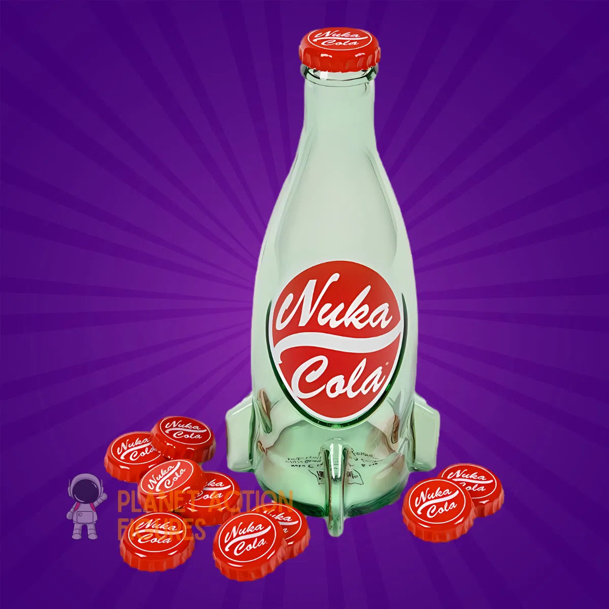 Fallout: Nuka Cola Glass Bottle & Caps DPI