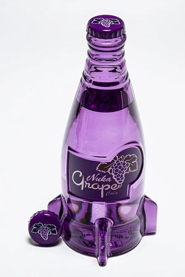 Fallout: Nuka Cola Grape Glass Bottle & Caps DPI