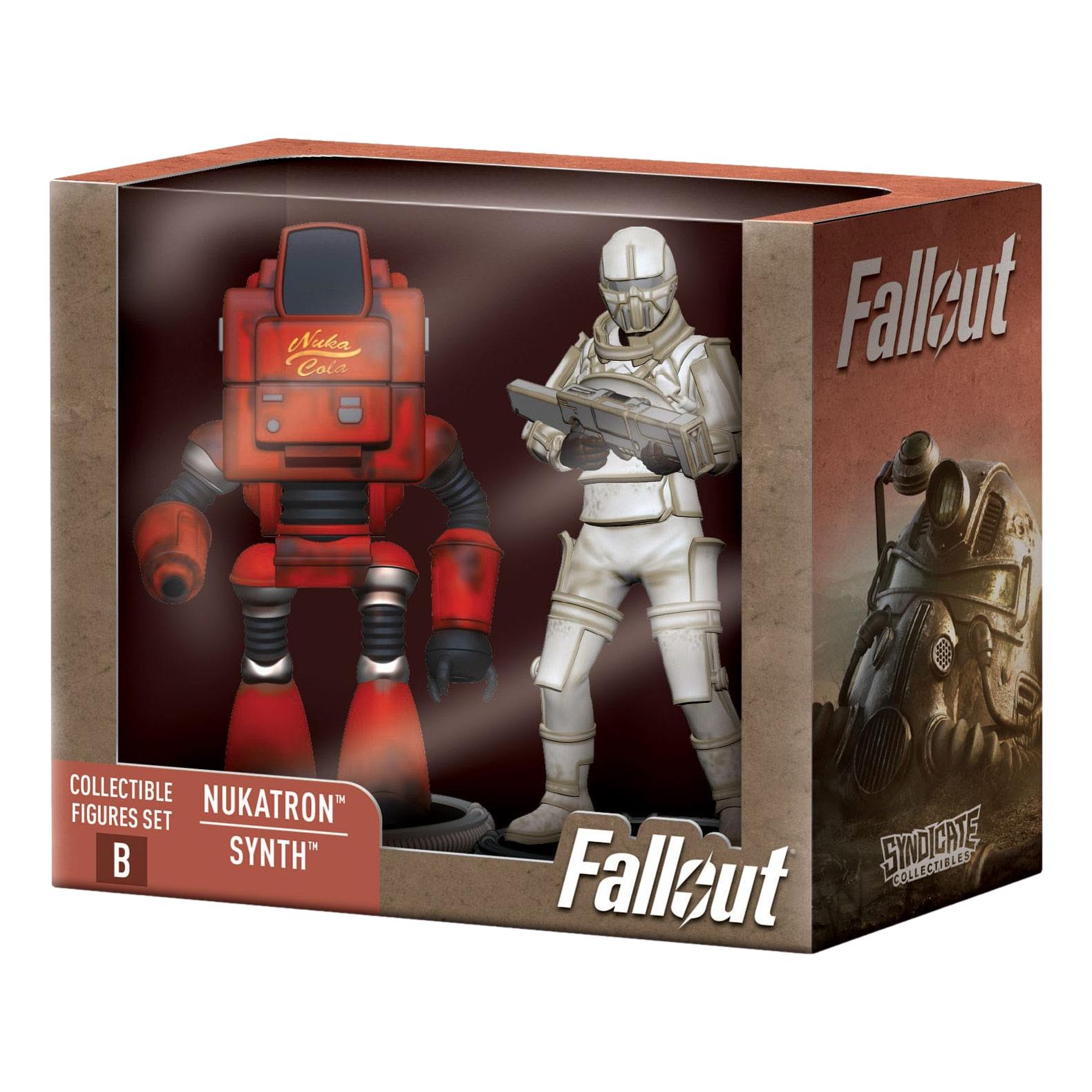 Fallout: Nukatron & Synth: 3" Mini Figure Set B: (Deathclaw BAF) Syndicate Collectibles