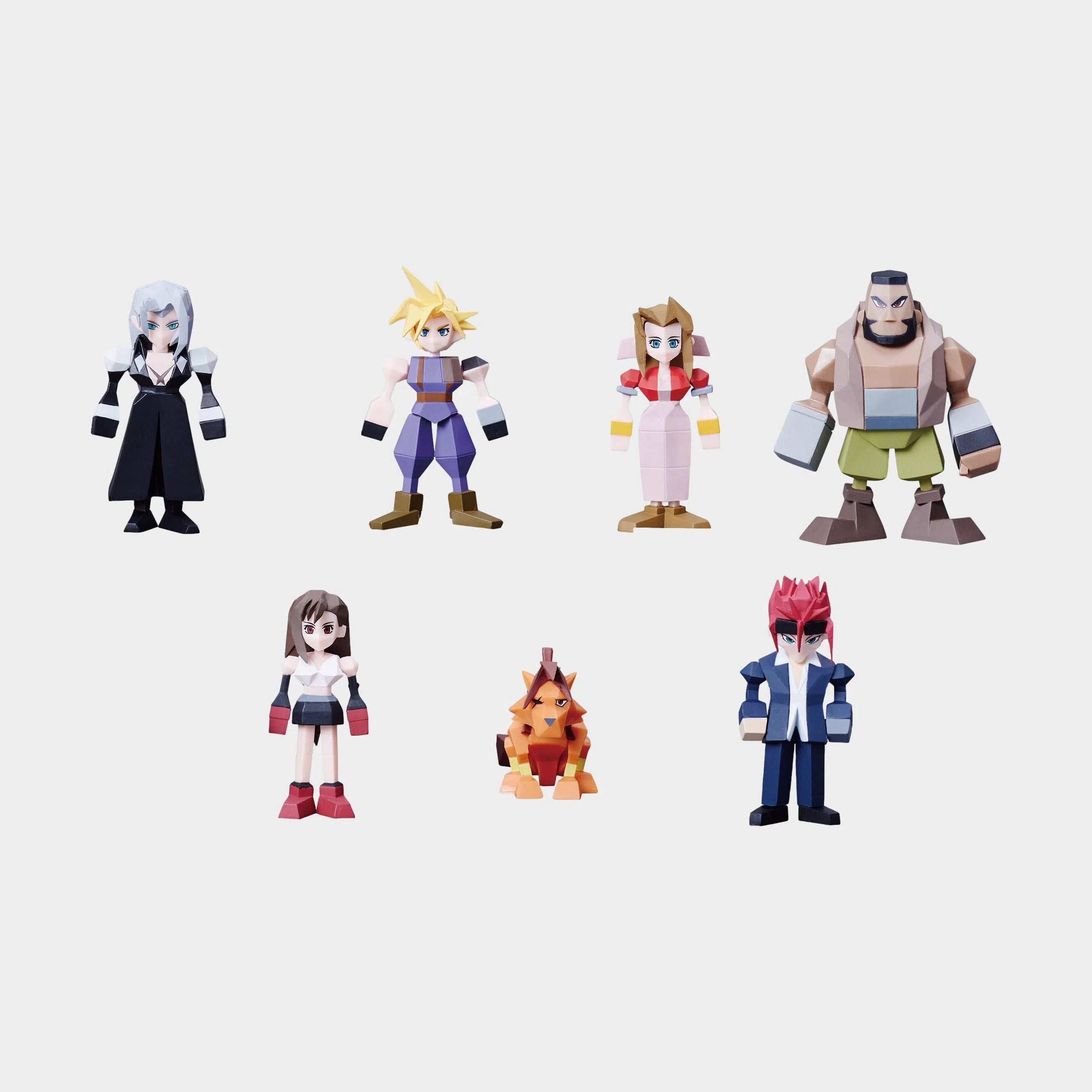 Final Fantasy VII: Polygon Figures: Vol 1: 6cm: Sealed Box Of 8 Square Enix