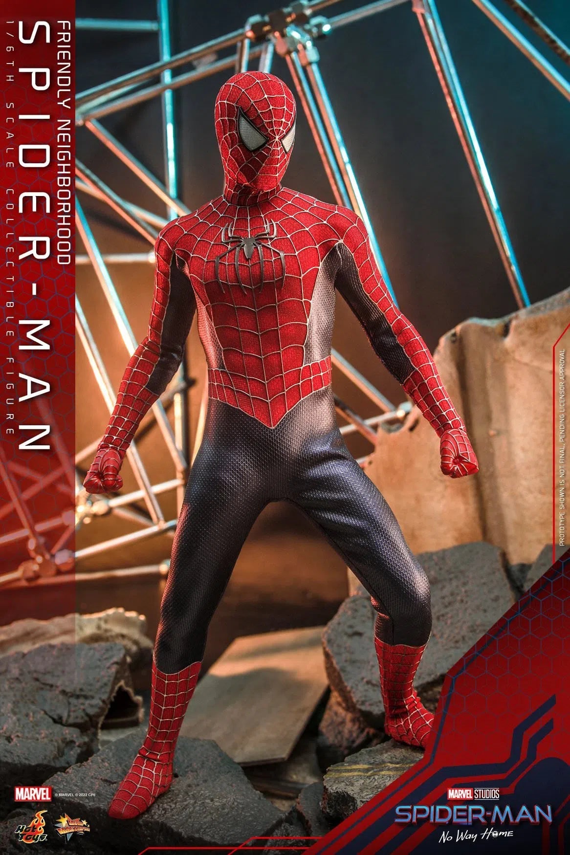 Friendly Neighborhood Spider-Man: Deluxe: Spider-Man No Way Home: MMS662 Hot Toys