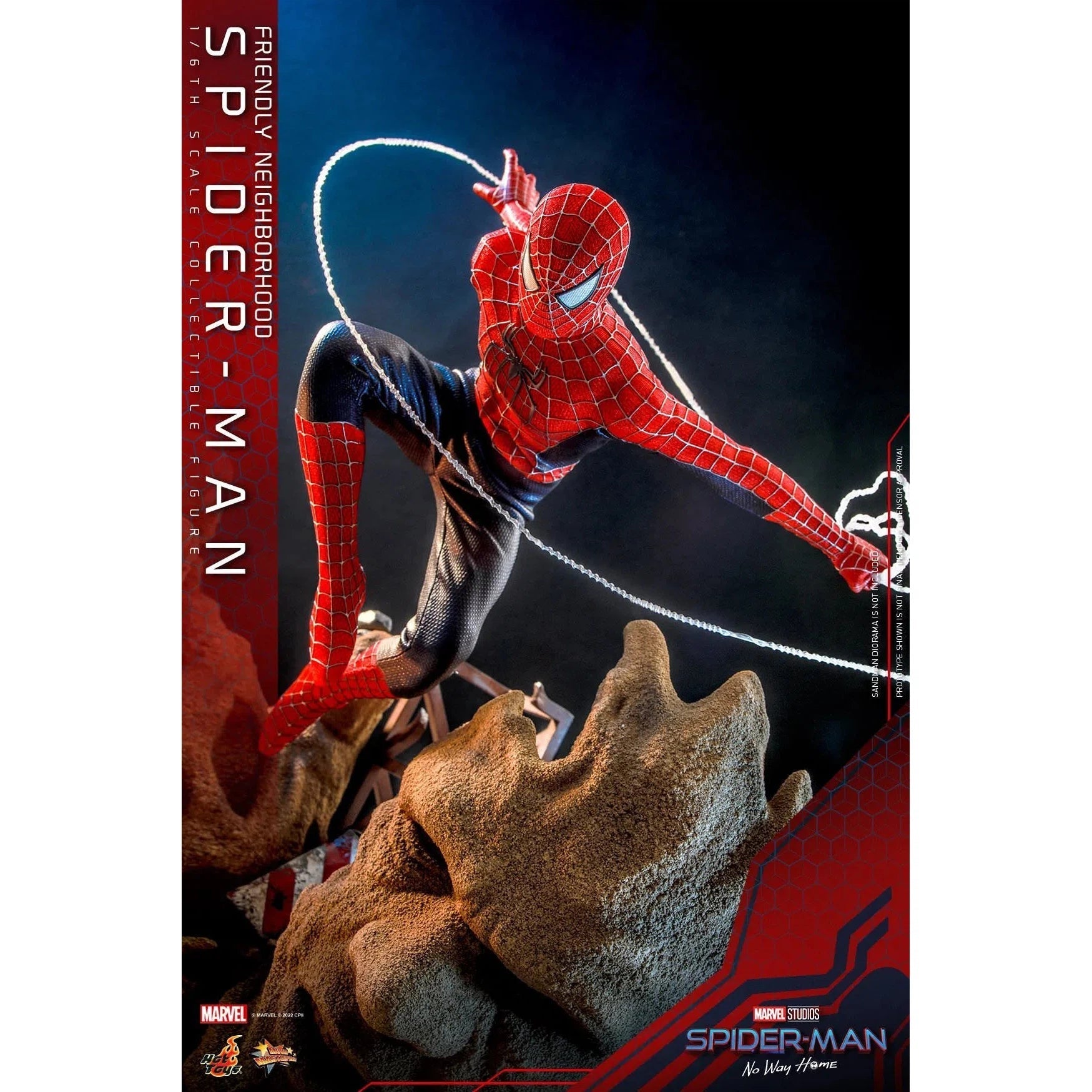 Friendly Neighborhood Spider-Man: Deluxe: Spider-Man No Way Home: MMS662 Hot Toys