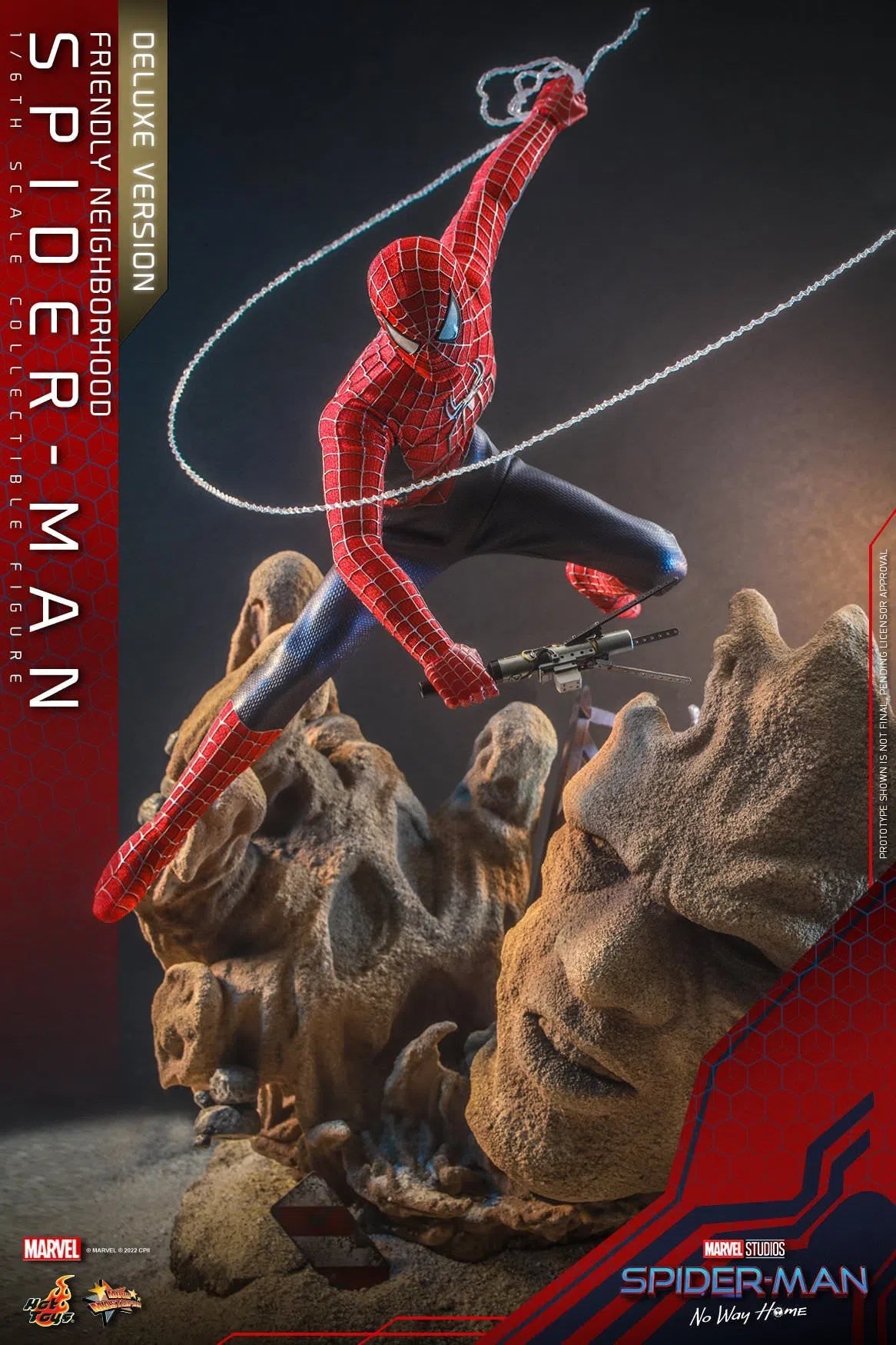 Friendly Neighborhood Spider-Man: Deluxe: Spider-Man No Way Home: MMS662 Hot Toys