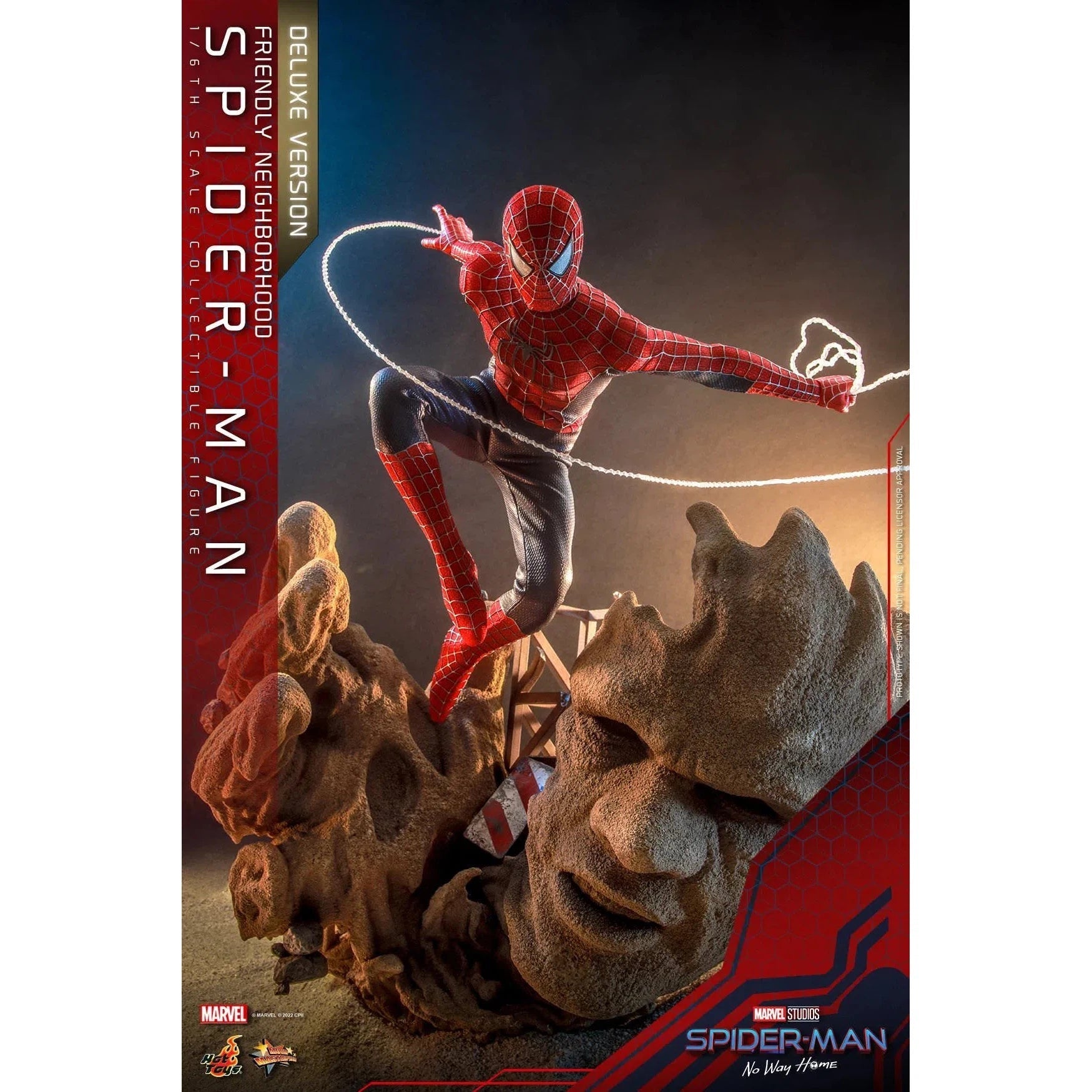 Friendly Neighborhood Spider-Man: Deluxe: Spider-Man No Way Home: MMS662 Hot Toys