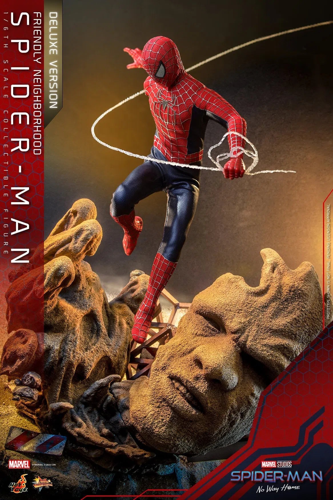 Friendly Neighborhood Spider-Man: Deluxe: Spider-Man No Way Home: MMS662 Hot Toys