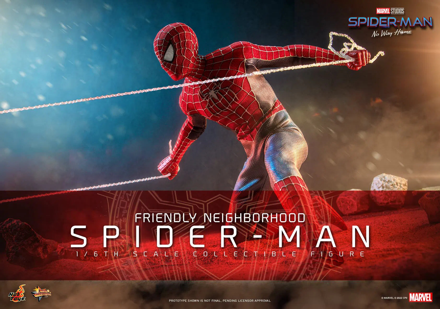 Friendly Neighborhood Spider-Man: Deluxe: Spider-Man No Way Home: MMS662 Hot Toys