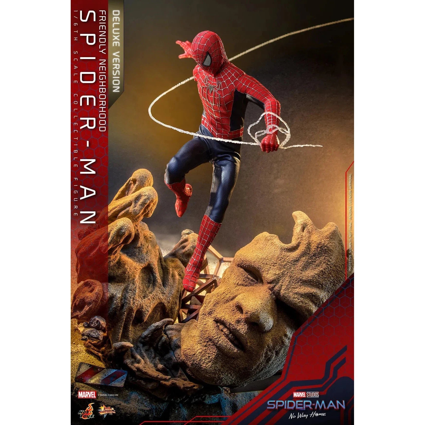 Friendly Neighborhood Spider-Man: Deluxe: Spider-Man No Way Home: MMS662 Hot Toys