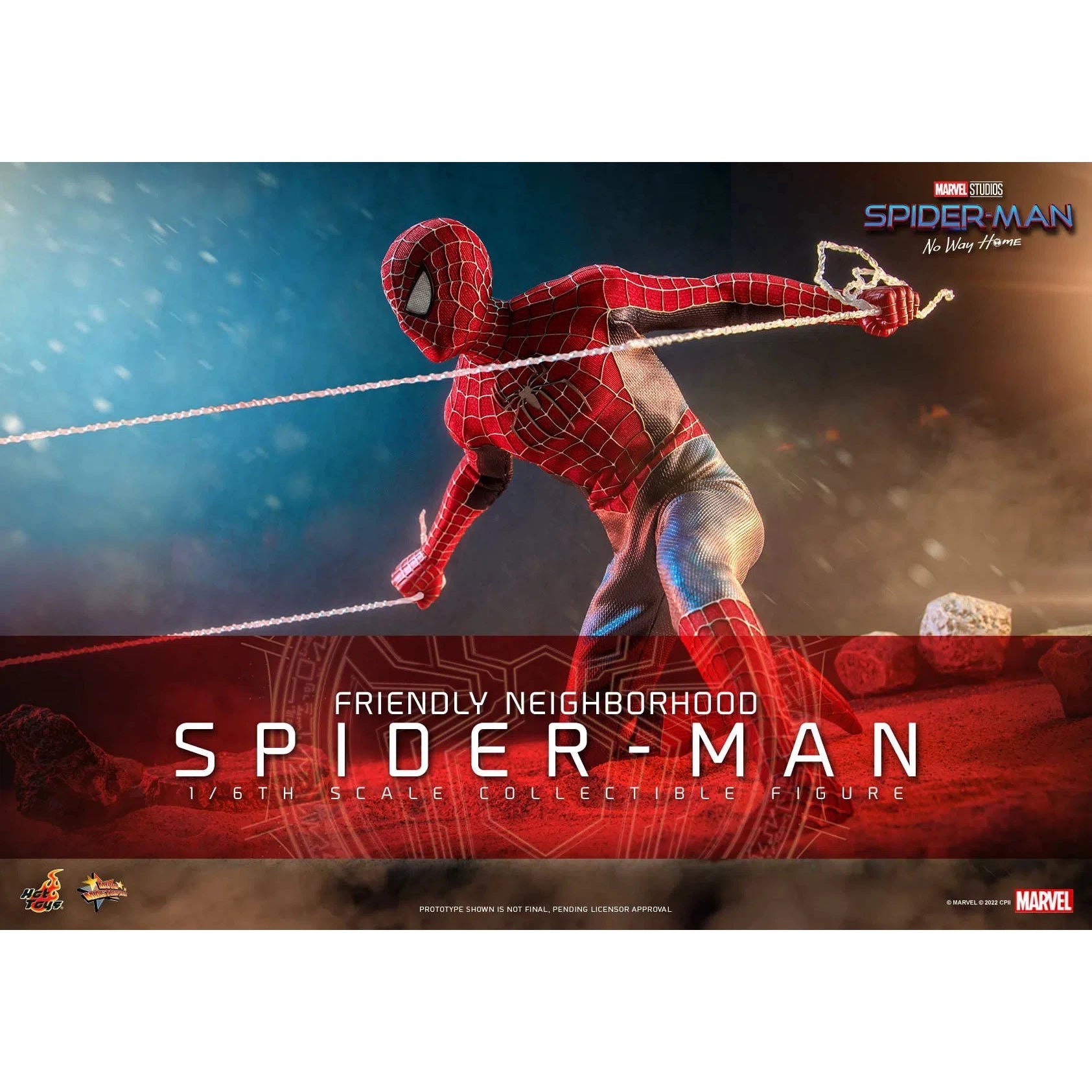 Friendly Neighborhood Spider-Man: Deluxe: Spider-Man No Way Home: MMS662 Hot Toys