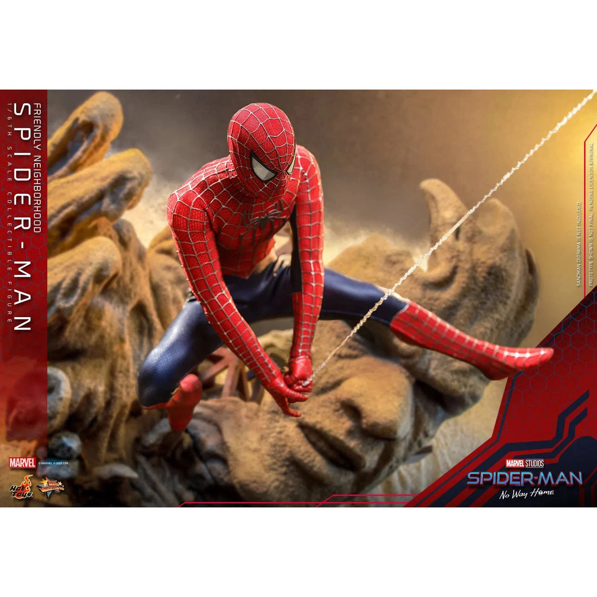 Friendly Neighborhood Spider-Man: Deluxe: Spider-Man No Way Home: MMS662 Hot Toys