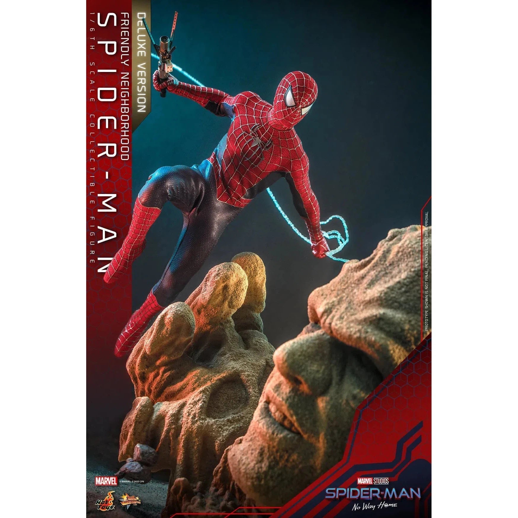 Friendly Neighborhood Spider-Man: Deluxe: Spider-Man No Way Home: MMS662 Hot Toys