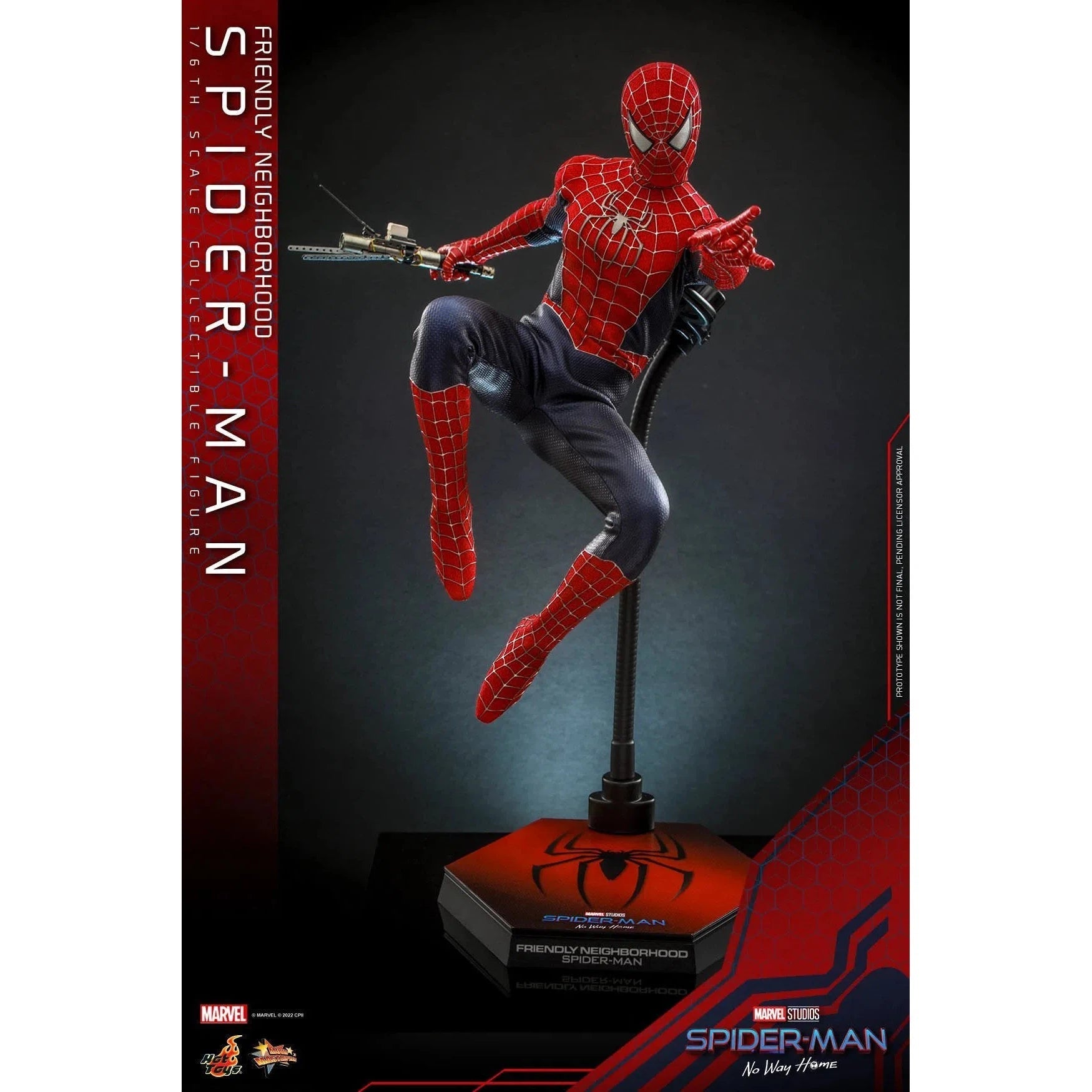 Friendly Neighborhood Spider-Man: Deluxe: Spider-Man No Way Home: MMS662 Hot Toys