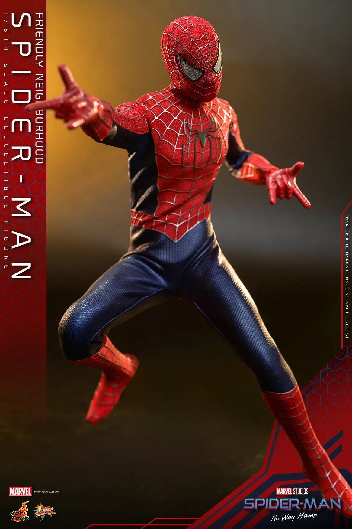 Friendly Neighborhood Spider-Man: Deluxe: Spider-Man No Way Home: MMS662 Hot Toys