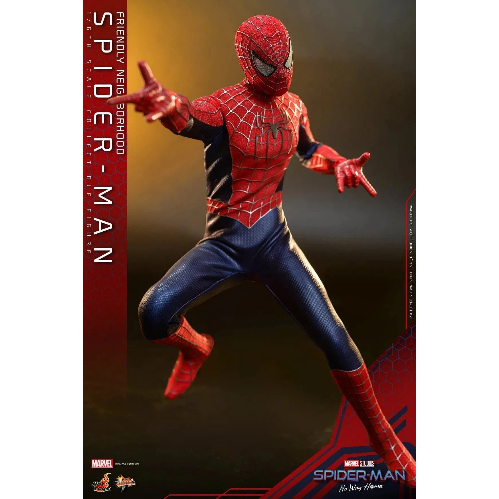 Friendly Neighborhood Spider-Man: Deluxe: Spider-Man No Way Home: MMS662 Hot Toys