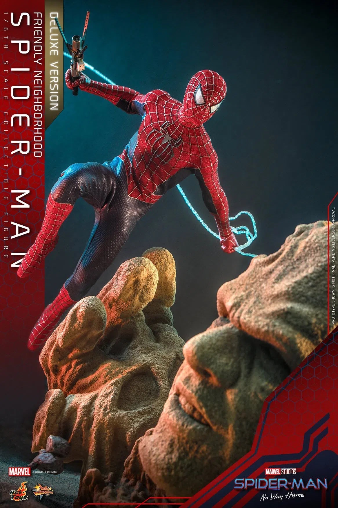 Friendly Neighborhood Spider-Man: Deluxe: Spider-Man No Way Home: MMS662 Hot Toys
