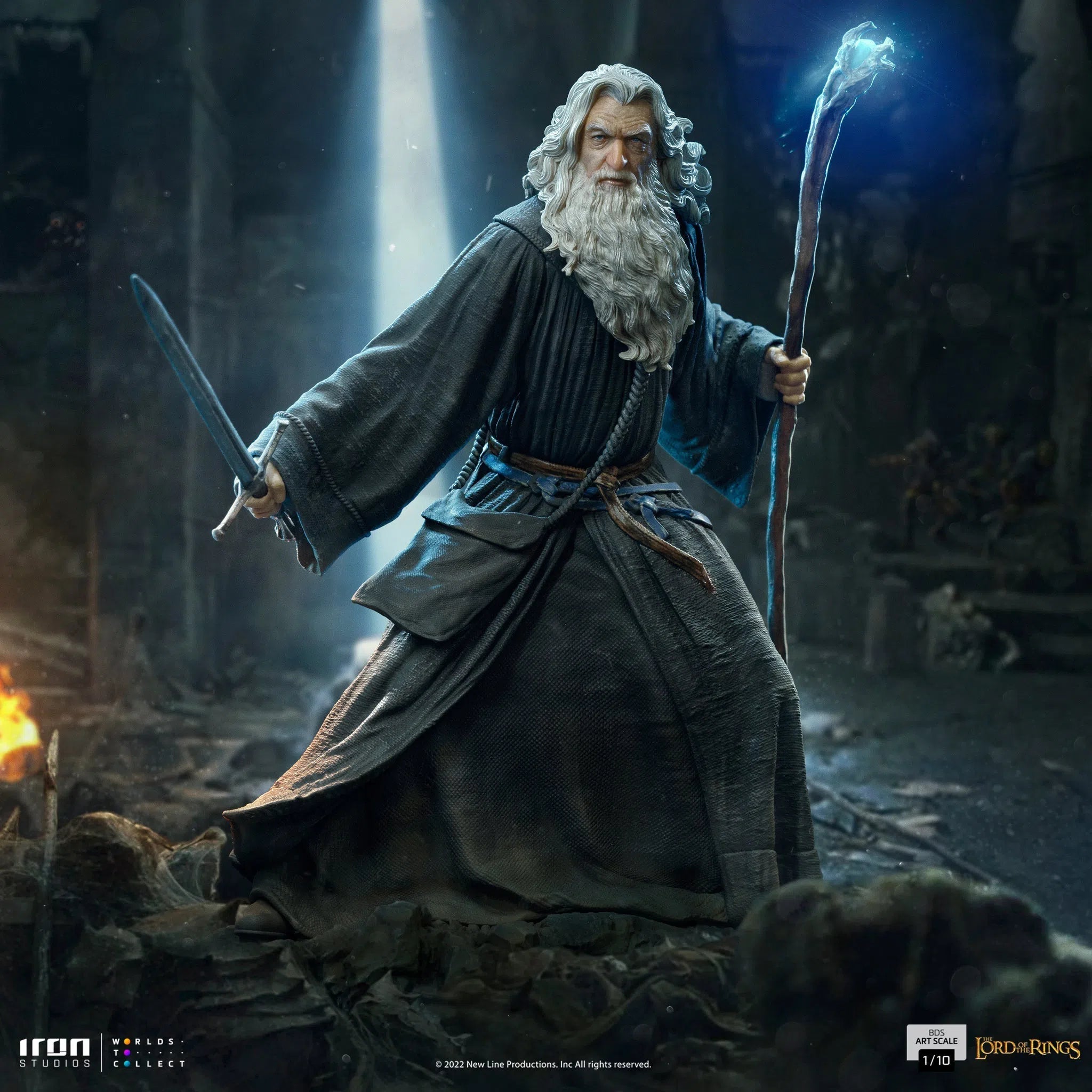 Gandalf: The Lord Of The Rings: Battle Diorama Series: Iron Studios Iron Studios