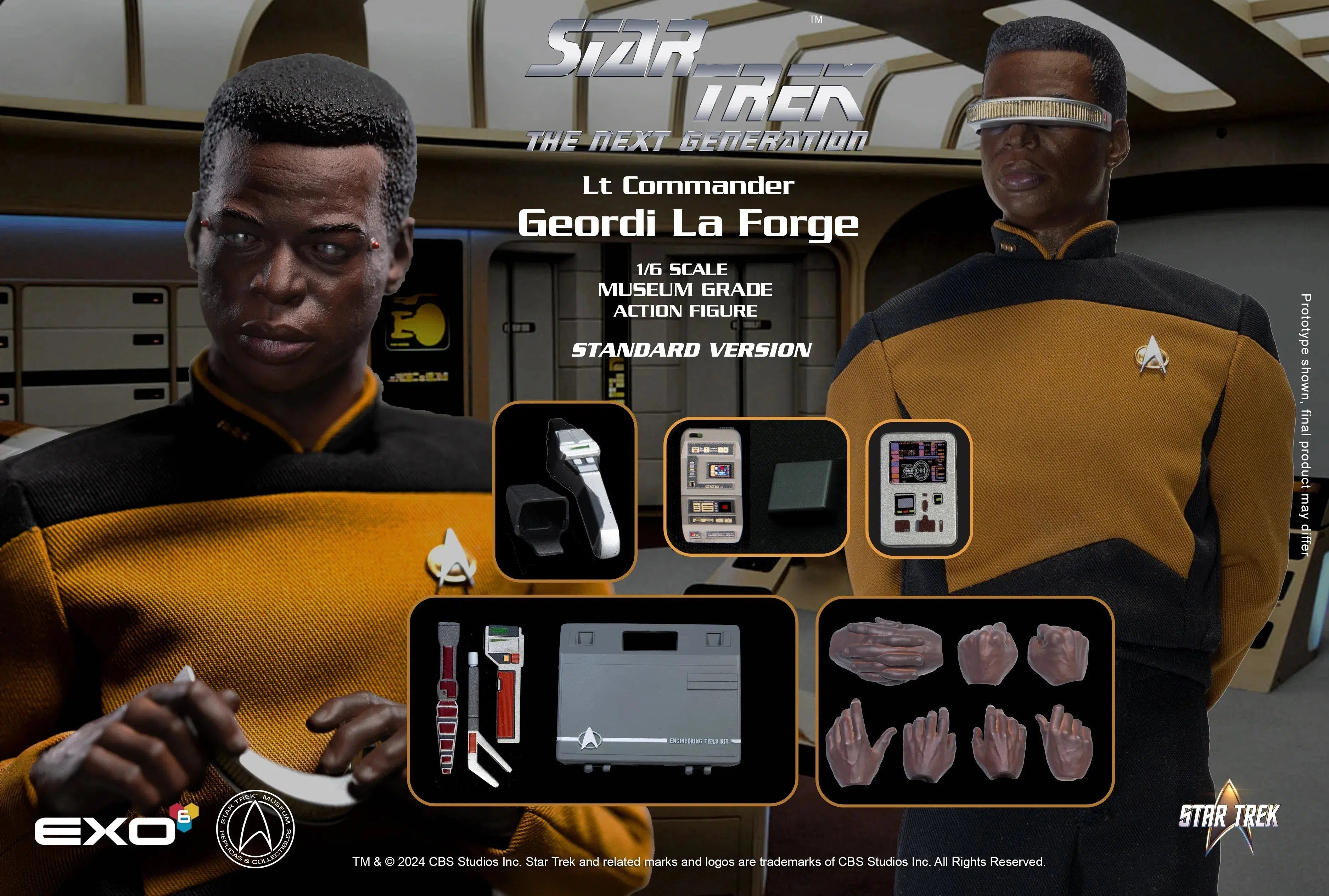 Geordi La Forge: Standard Version: Star Tek The Next Generation EXO-6