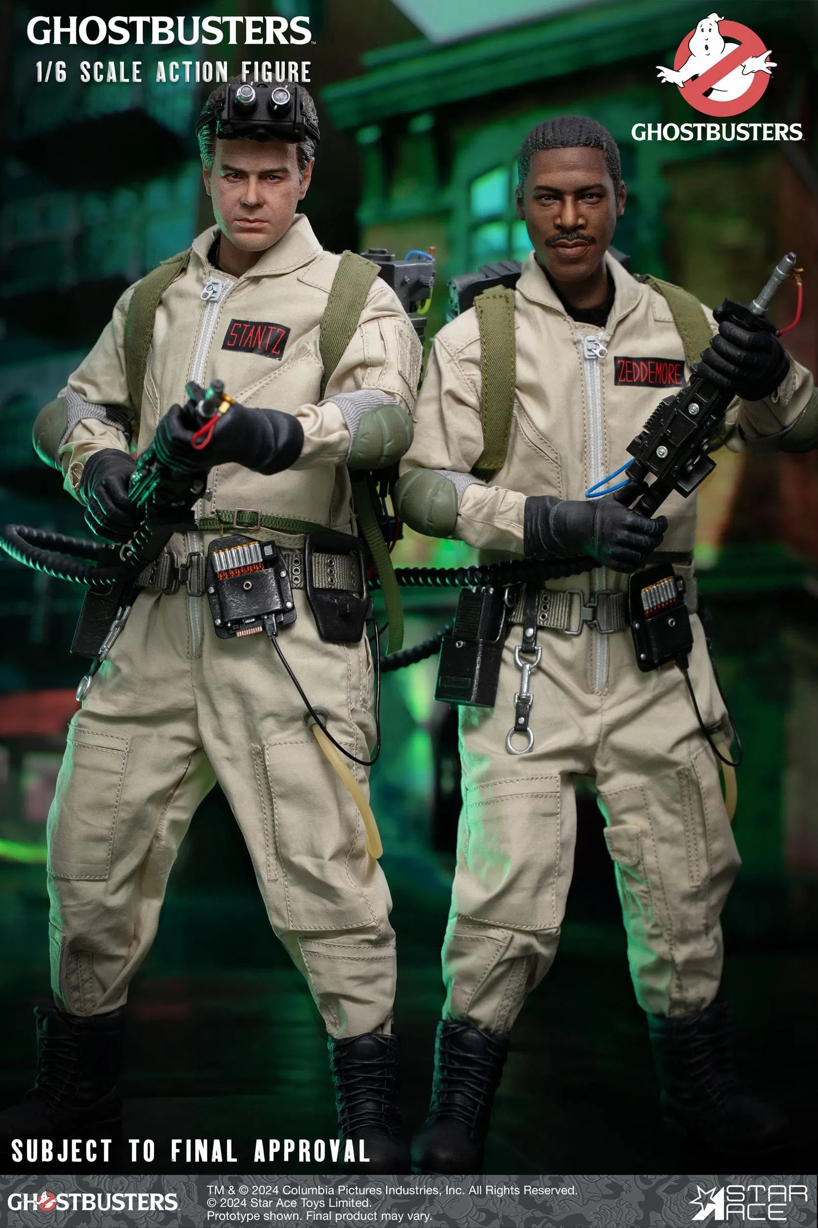 Ghostbusters: 1984: Ray Stantz: Egon Spengler: Peter Venkman: Winston Zeddemore: Sixth Scale Figures Star Ace