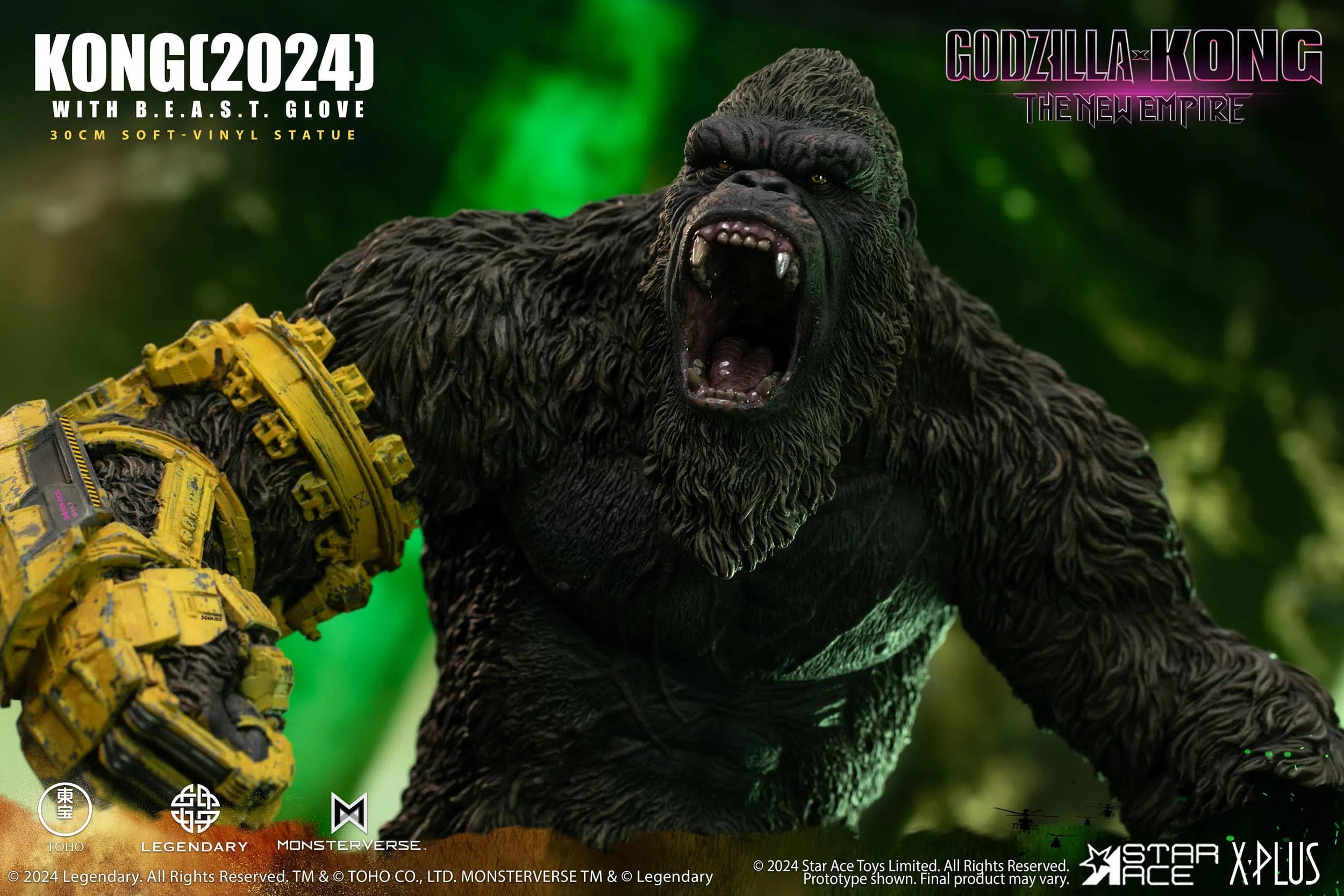 Godzilla x Kong: The New Empire: Kong: B.E.A.S.T Glove Version: Vinyl Statue Star Ace