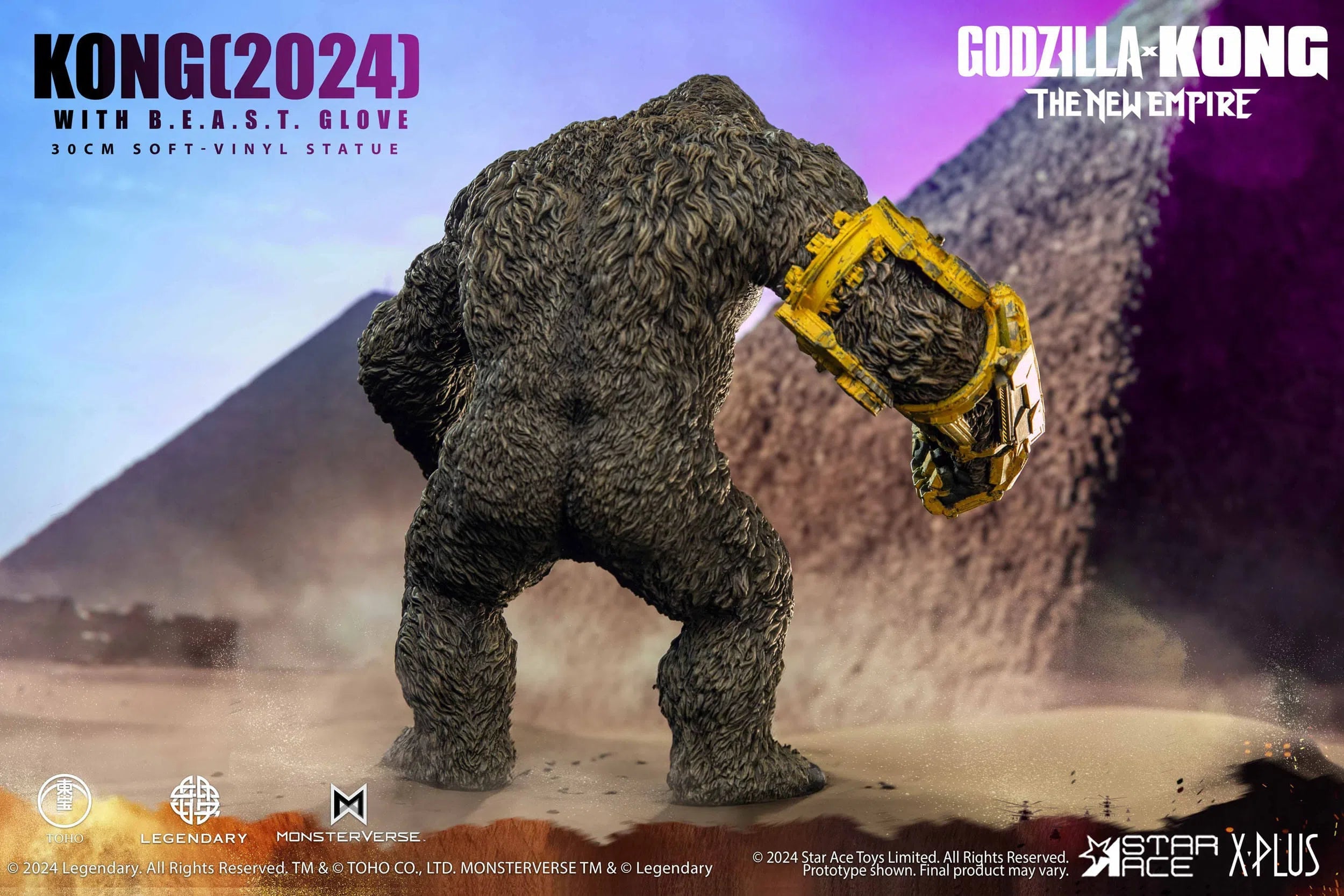 Godzilla x Kong: The New Empire: Kong: B.E.A.S.T Glove Version: Vinyl Statue Star Ace