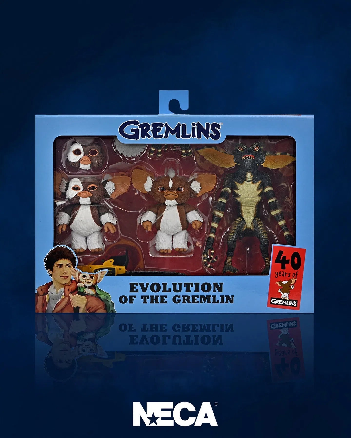 Gremlins: Evolution of the Gremlin: 40th Anniversary Box Set: 7" Action Figure Set Neca