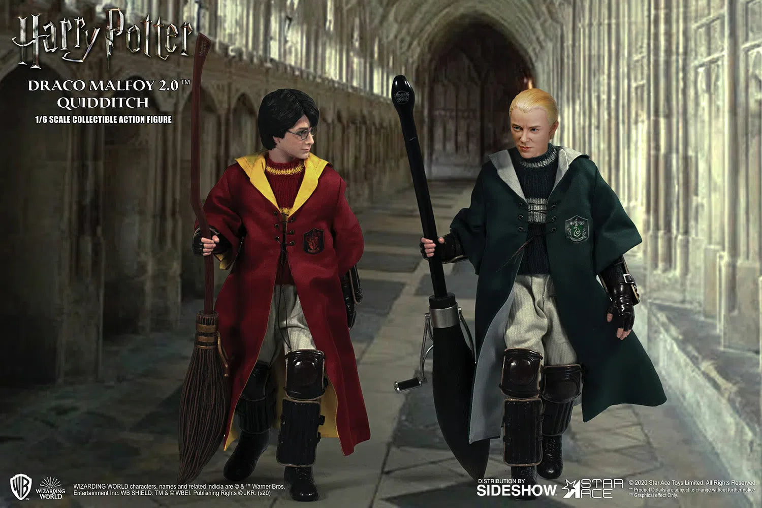 Harry Potter & The Chamber Of Secrets: Harry & Draco 2.0: Sixth Scale Figure Set Star Ace