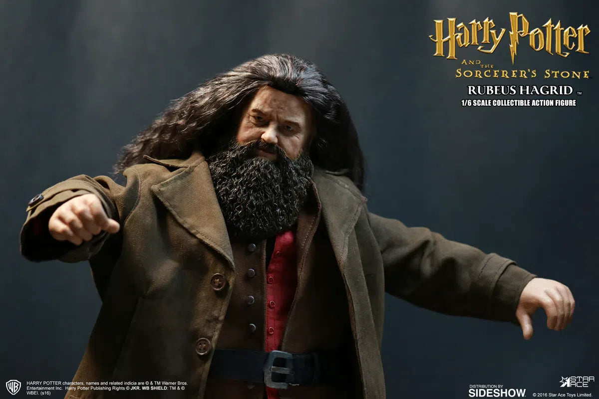 Harry Potter & The Sorcerers Stone: Rubeus Hagrid Deluxe: Sixth Scale Star Ace