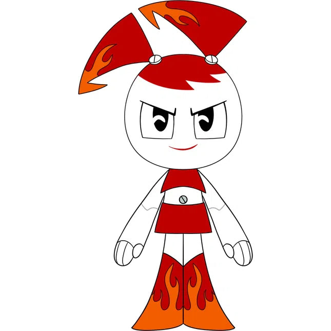 My Life as a Teenage Robot: Standing Hot Rod Jenny Plush: 9": YouTooz