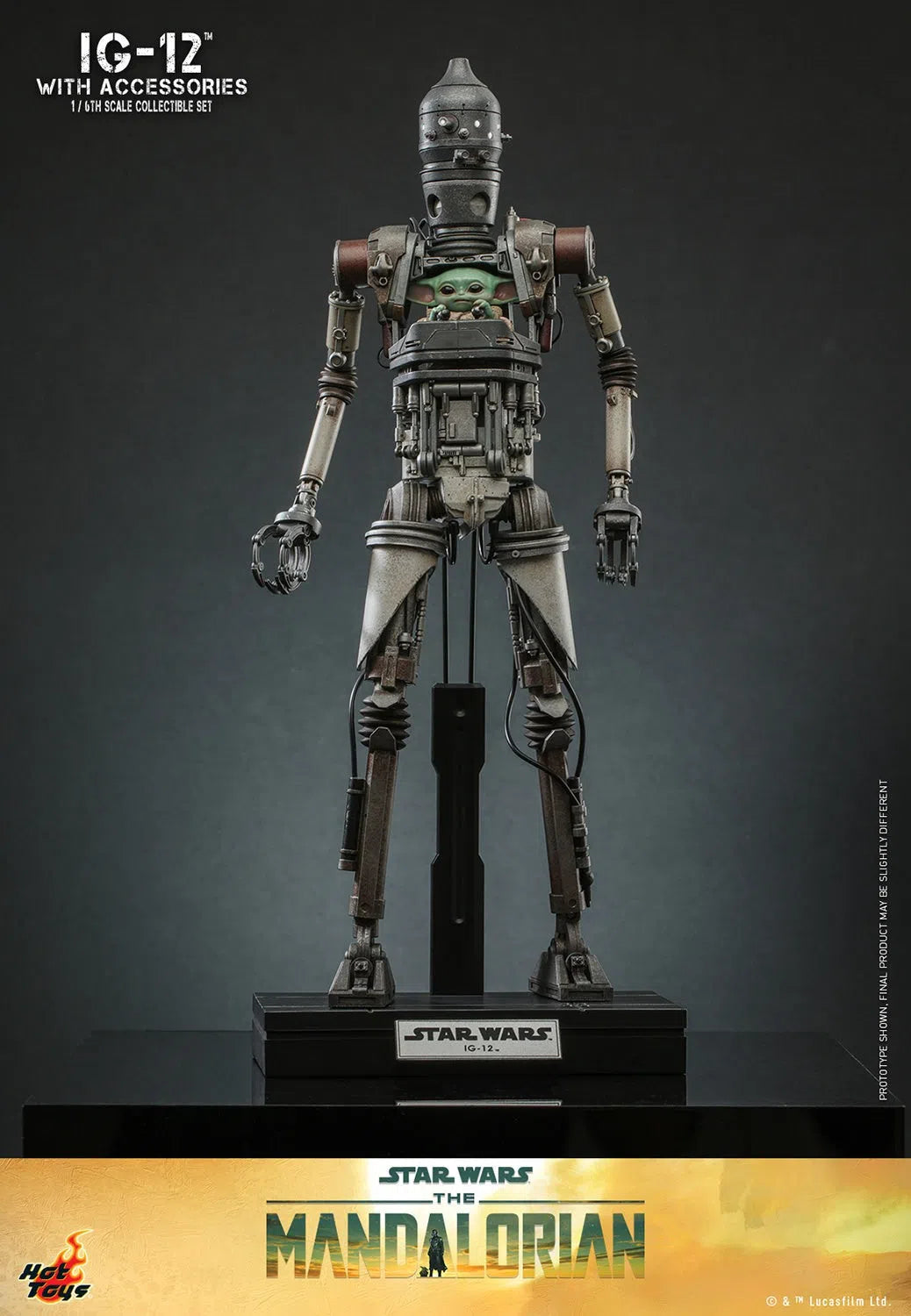 IG-12: With Accessories: Star Wars: The Mandalorian Hot Toys