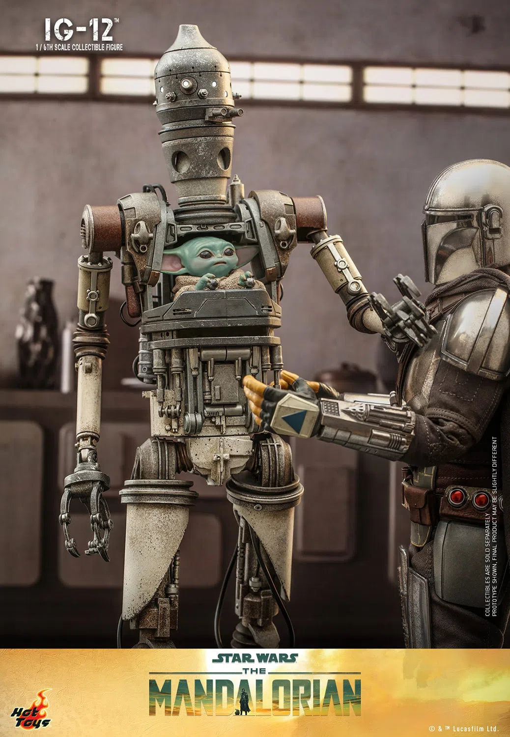 IG-12: With Accessories: Star Wars: The Mandalorian Hot Toys