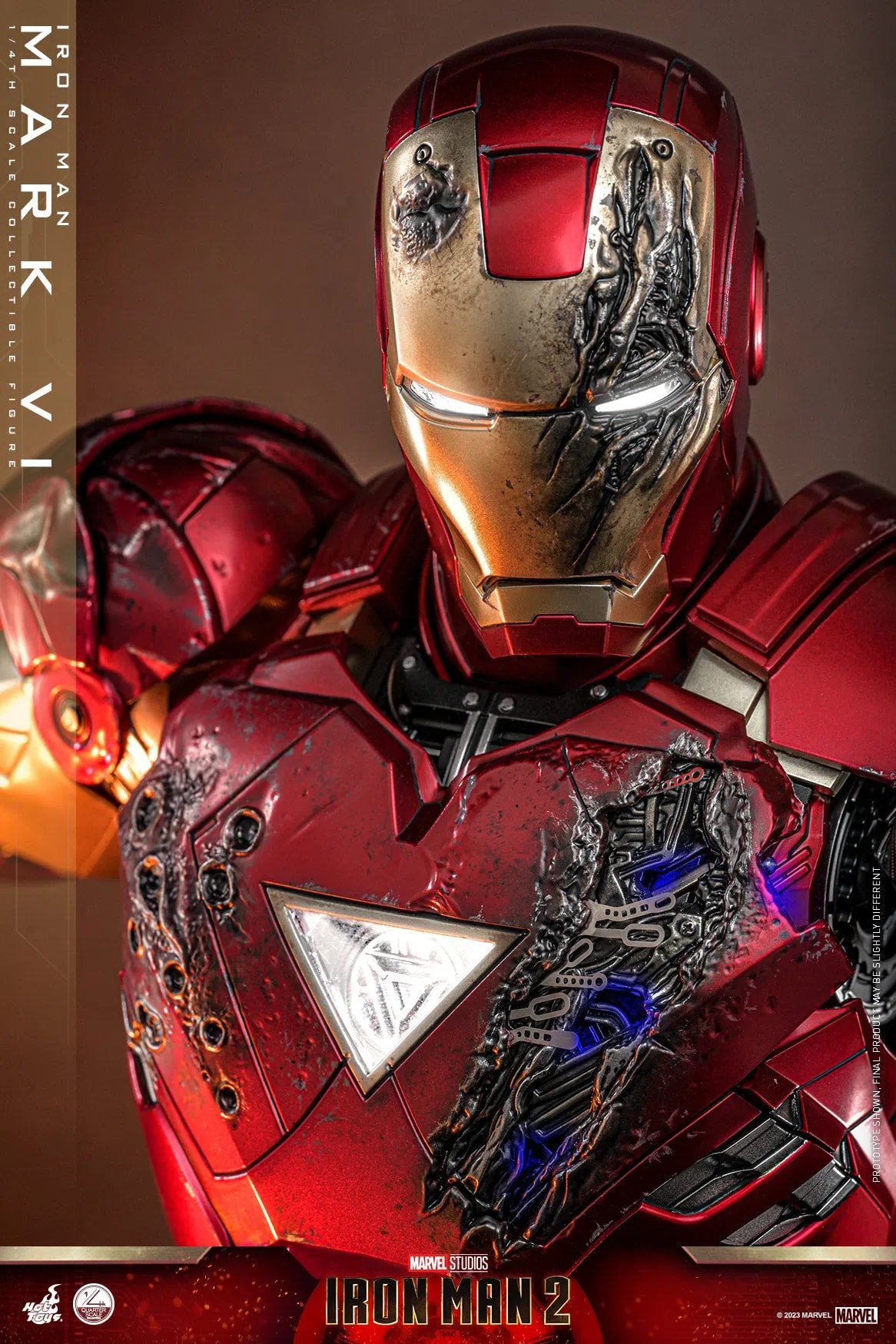 Iron Man MK VI: Iron Man 2: Marvel: Quarter Scale Hot Toys