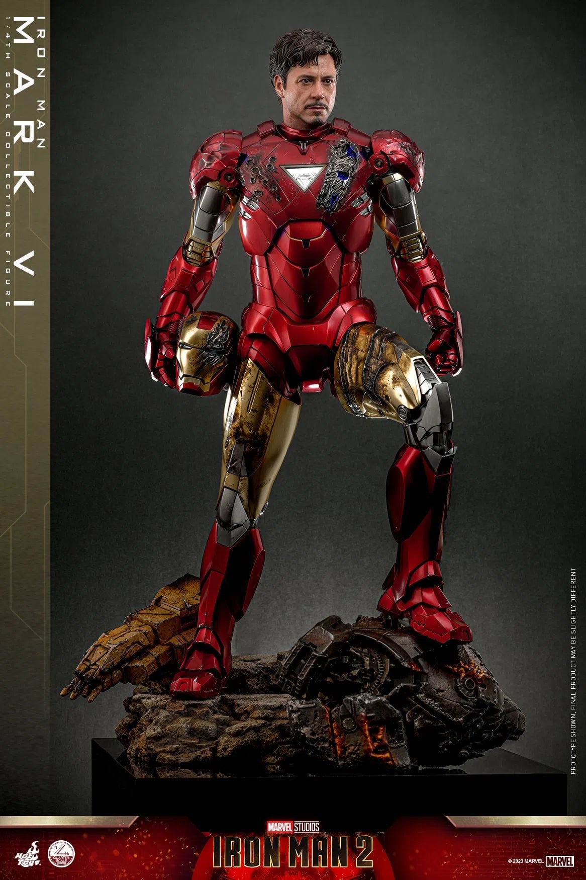 Iron Man MK VI: Iron Man 2: Marvel: Quarter Scale Hot Toys