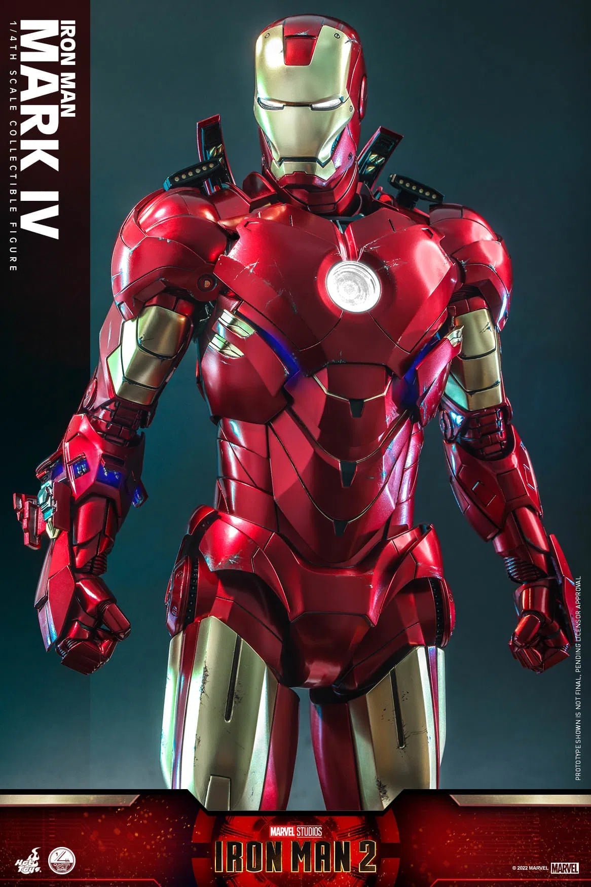 Iron Man: MKIV: Iron Man 2: Marvel: Quarter Scale: QS020 Hot Toys