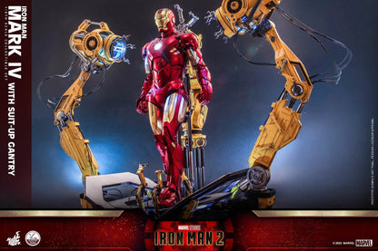 Iron Man: MKIV With Suit Up Gantry: Iron Man 2: Marvel: Quarter Scale: QS021 Hot Toys