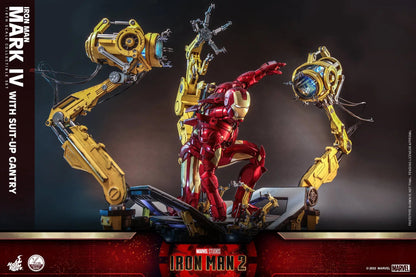 Iron Man: MKIV With Suit Up Gantry: Iron Man 2: Marvel: Quarter Scale: QS021 Hot Toys