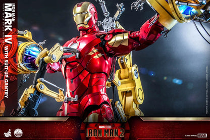 Iron Man: MKIV With Suit Up Gantry: Iron Man 2: Marvel: Quarter Scale: QS021 Hot Toys