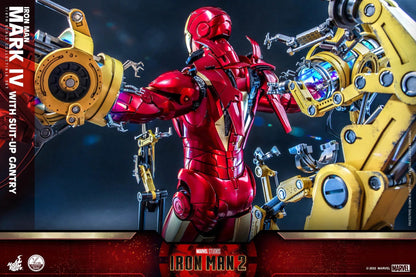 Iron Man: MKIV With Suit Up Gantry: Iron Man 2: Marvel: Quarter Scale: QS021 Hot Toys